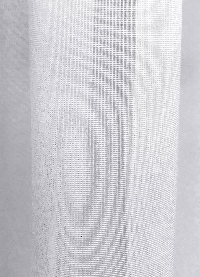 Licht transparant gordijn met automatische plooiband 