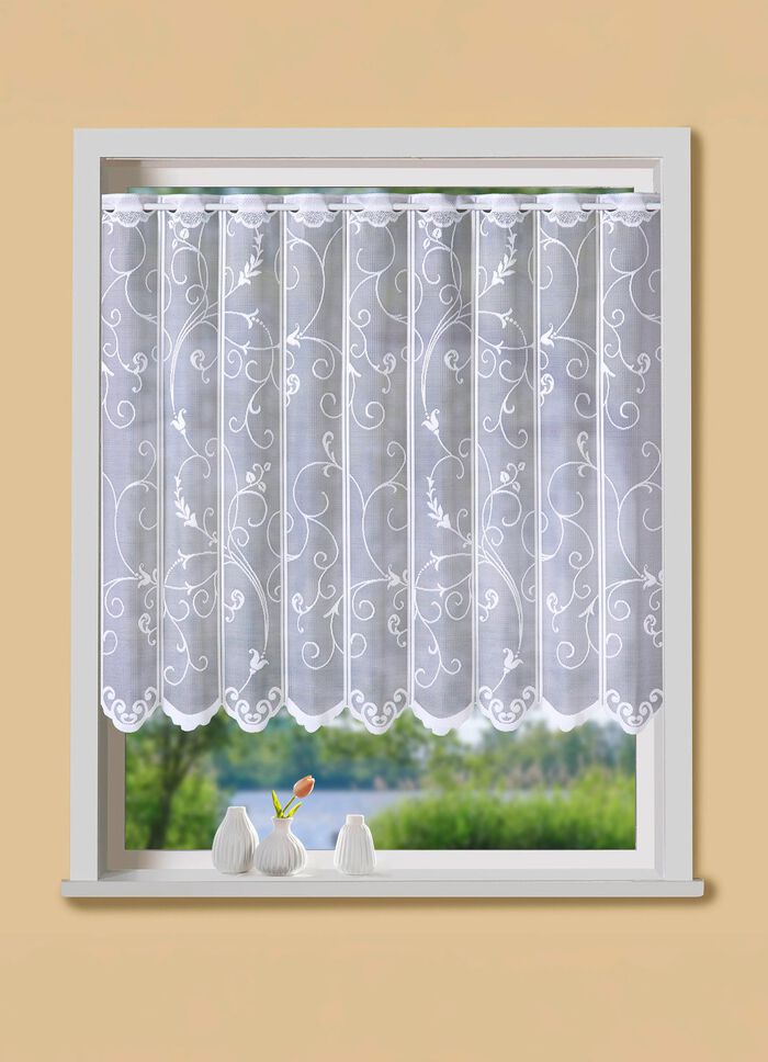 Kleine raamjaloezie&euml;n in jacquardkwaliteit 