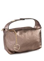 Laurina tas van generfd kalfsnappaleer BRONS