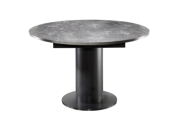 Uittrekbare eettafel ZWART KERAMIEK DONKER