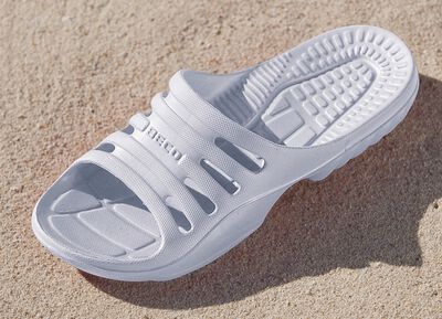 Badslippers met massagevoetbed 