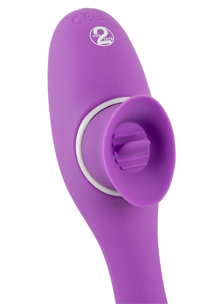 Konijnenvibrator met likfunctie 