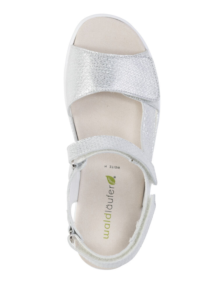 Ranger-sandaal met effectief reliëf ZILVER