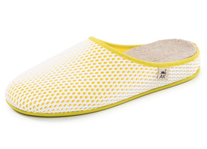 Comfortabele damespantoffels, breedte H, met uitneembaar voetbed GELB