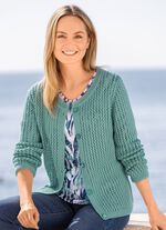 Vest van mesh-breisel 