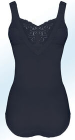 Swegmark of Zweden broekcorselet met elastische kant MARINE