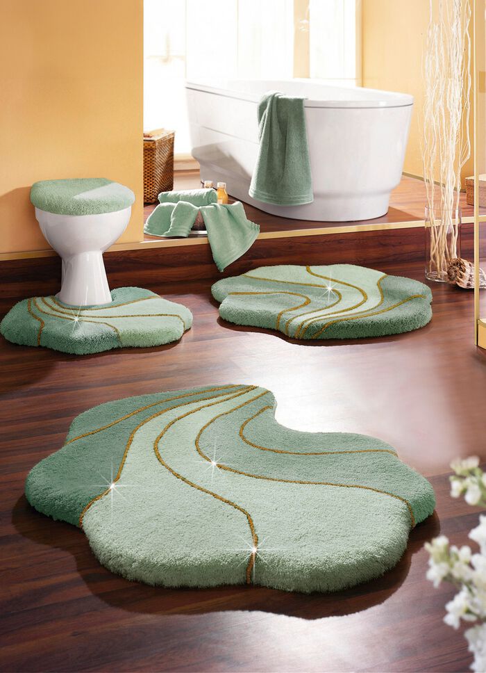 Barefoot zachte badset goud glittergaren 