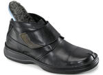 GINO GALANTE, gevoerde herenlaarzen, winterschoenen, breedte K, met uitneembaar voetbed ZWART-GRIJS