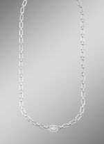 Elegante ketting met synthetische zirkonia 