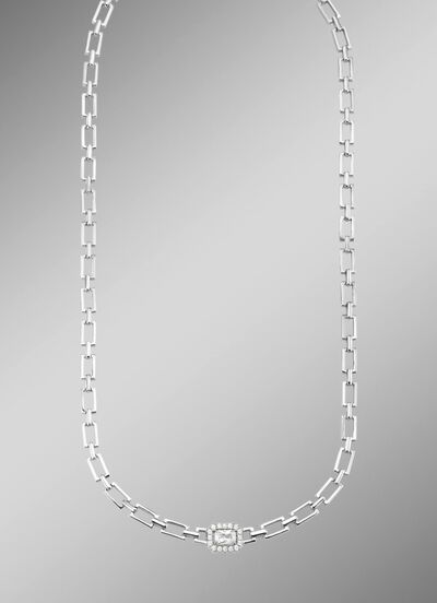 Elegante ketting met synthetische zirkonia 