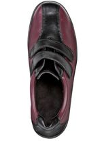 ELENA EDEN pantoffels gemaakt van nappaleer BORDEAUX-ZWART