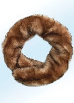 Sjaal van imitatiebont 