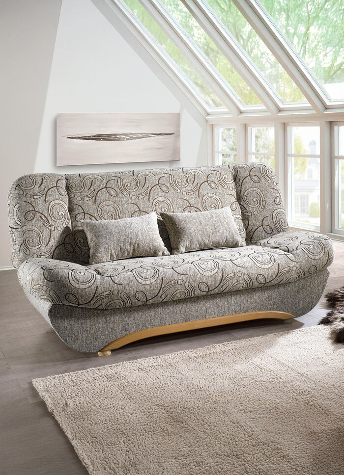 Slaapbank met comfortabele vulling BEIGE