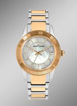 Jacques Lemans quartz dameshorloge - elegantie in tweekleurig 