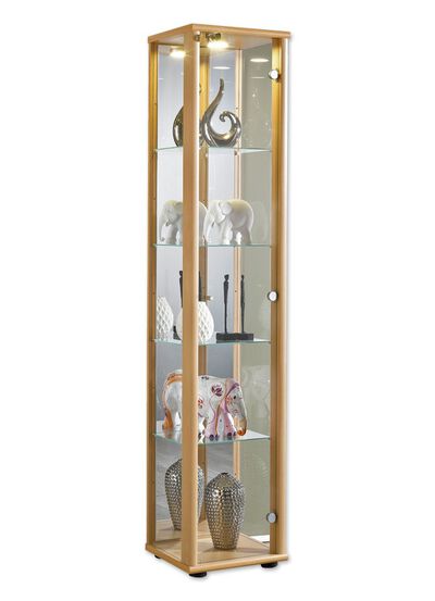 Vitrine, 1 deur, voorzien van LED-verlichting 