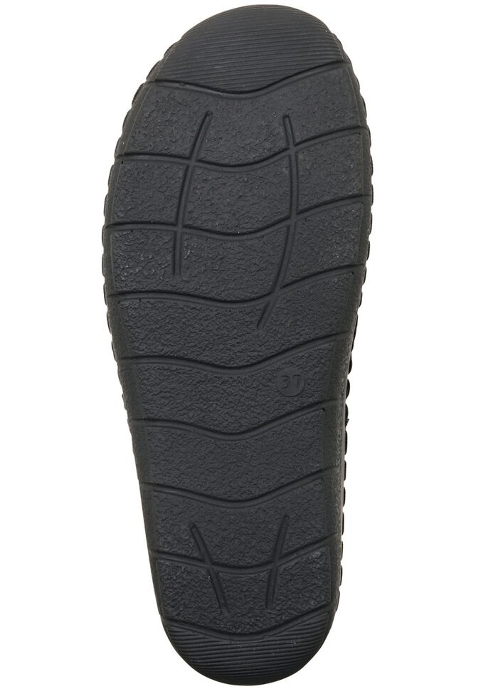 ELENA EDEN, comfortabele damesmuiltjes, breedte H, met uitneembaar voetbed BRUIN-BORDEAUXROOD