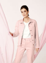 Denim jack met stijlvolle naden 