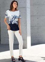 Stijlvol shirt met strass-letters 