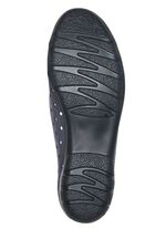 ELENA EDEN, zomerse damesballerina's, wijdte G, met uitneembaar voetbed MARINE