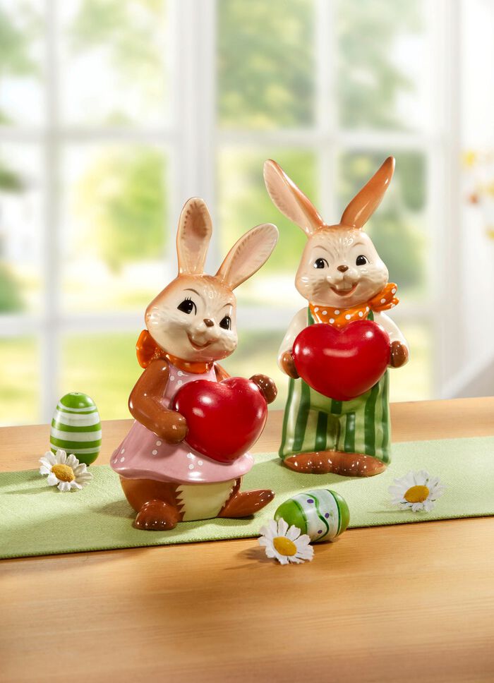 Goebel konijn van hoogwaardig fijn steengoed KLEURRIJK