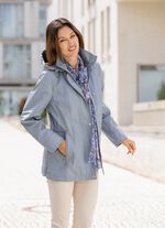 Functionele jas met afneembare capuchon 