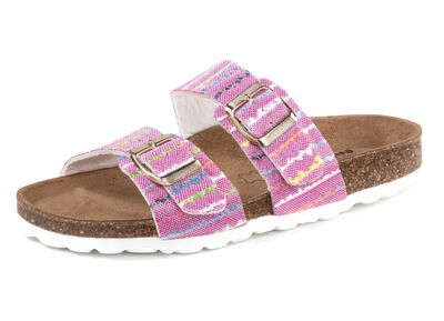 ELENA EDEN muiltjes gemaakt van synthetisch materiaal met een interessant patroon 