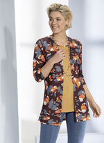 2-delige set bestaande uit een overhemdjack en een tanktop 