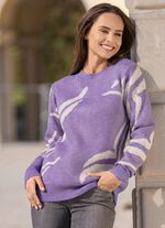 Trui met grafisch patroon 