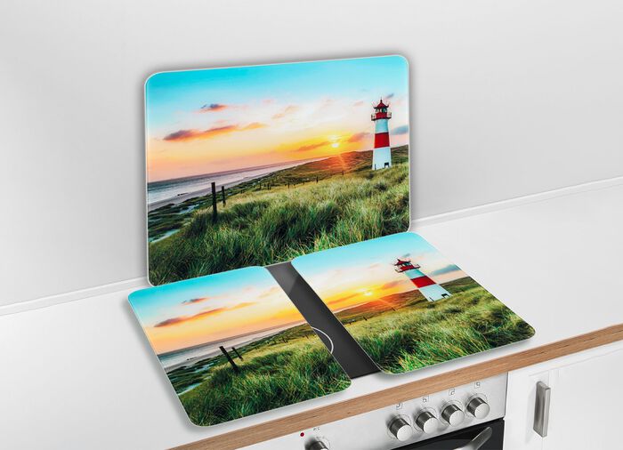 Wandpaneel van glas van Wenko 