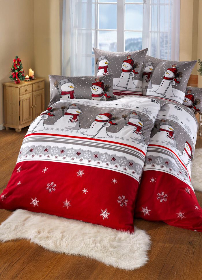 Beddengoedset in zachte flanelkwaliteit 