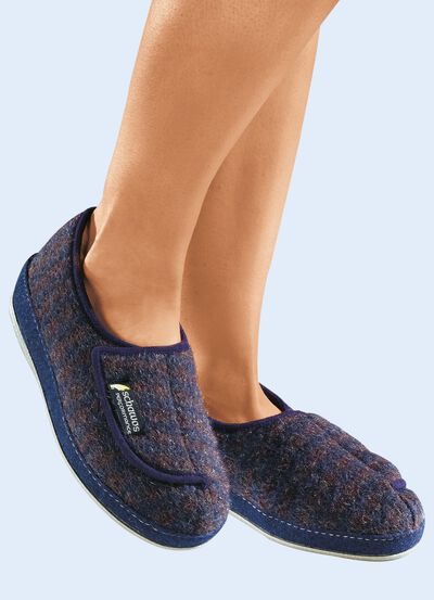 Loden klimaatpantoffelserie van Schawos 