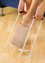 Aankleedhulpmiddel voor compressiekousen WIT