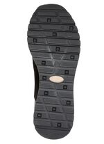 laurakent, stijlvolle damessneakers, breedte G, met uitneembaar voetbed ZWART-BORDEAUXROOD-GOUD