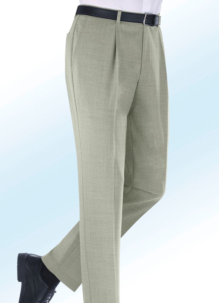 Casual stretchbroek in 4 kleuren RIETGROEN