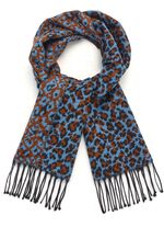 Sjaal met roofdierdessin 