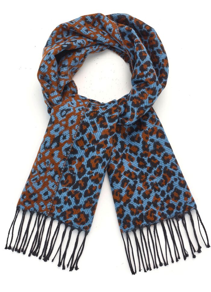 Sjaal met roofdierdessin 