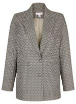 Blazer met grafisch ontwerp 