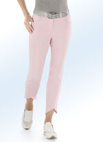 7/8-broek met interessante franjes aan de randen ROSÉ