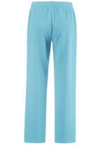 Broek met decoratieve knopen AQUA