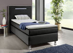 Boxspringbed met ledverlichting ZWART