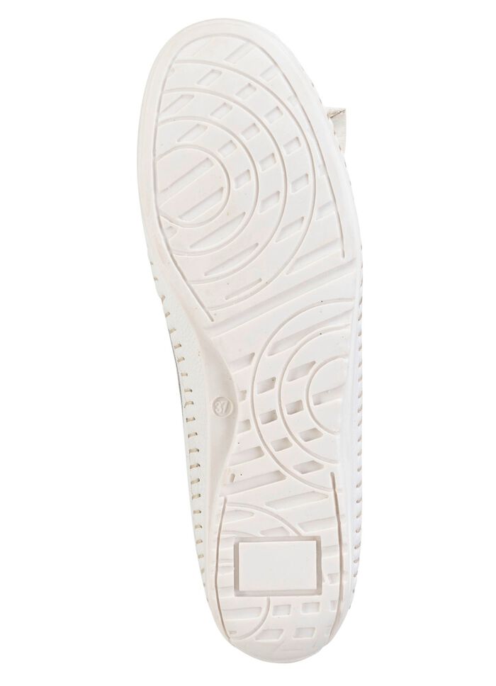 ELENA EDEN pantoffels met elastische zijkanten WEISS