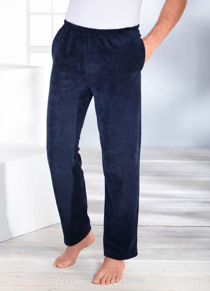 Broek met katoen MARINE