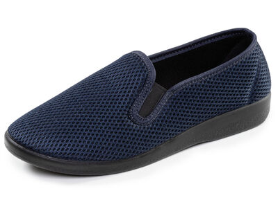 Comfortabele herenpantoffels, breedte H, met anatomisch gevormd voetbed 