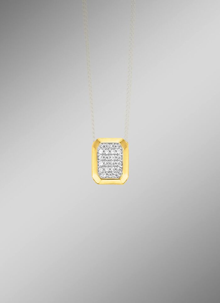 Hanger met diamanten 