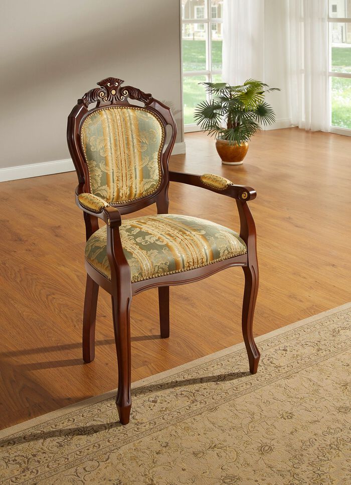 Eetkamerstoelen met massief beukenhouten frame GROENE WALNOOT