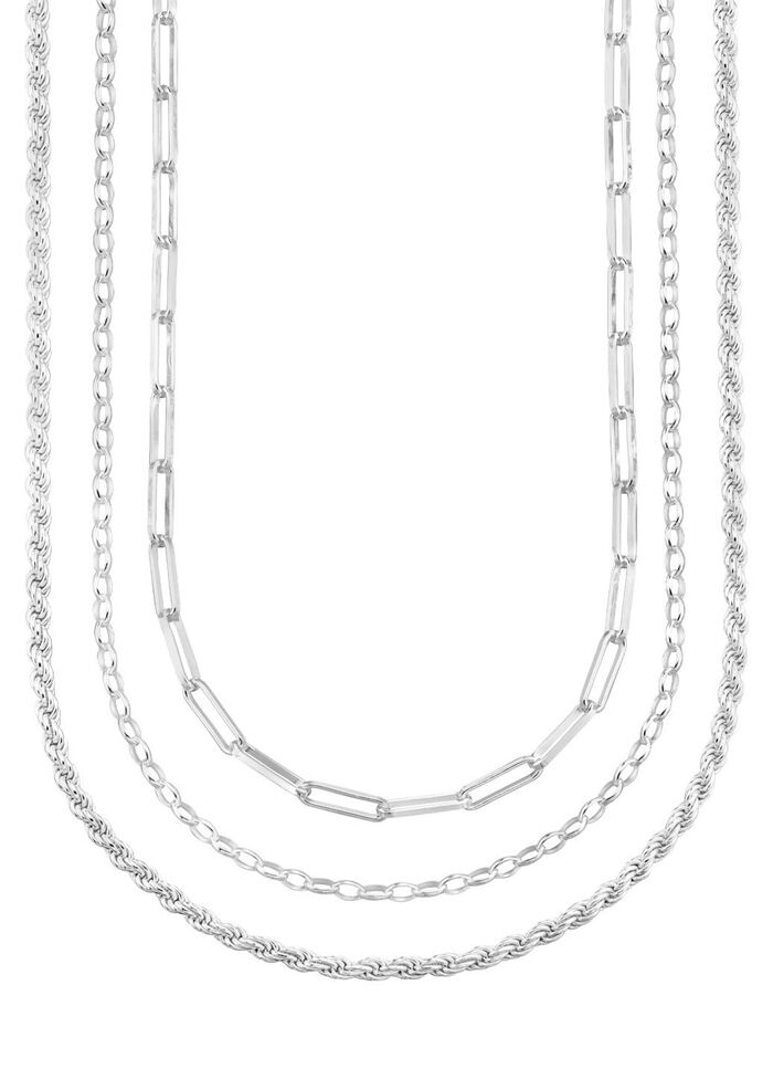 Sieradenset, 3-delig, bestaande uit drie kettingen 