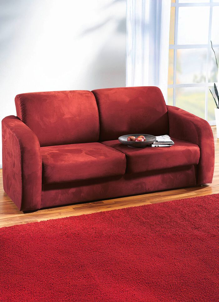 Functionele bank met onderhoudsvriendelijk microvezelbekledingsmateriaal 