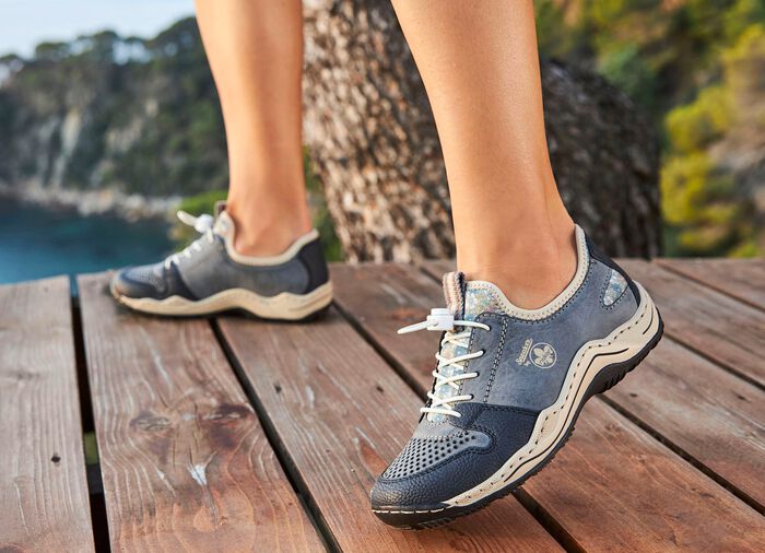 Rieker, sportieve damessneakers, met uitneembaar voetbed 