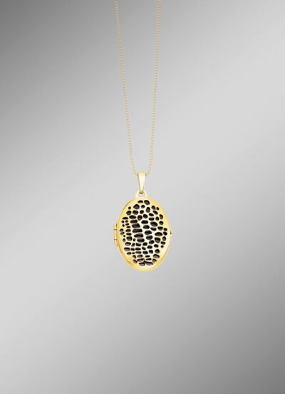 Medaillon met luipaardprint 