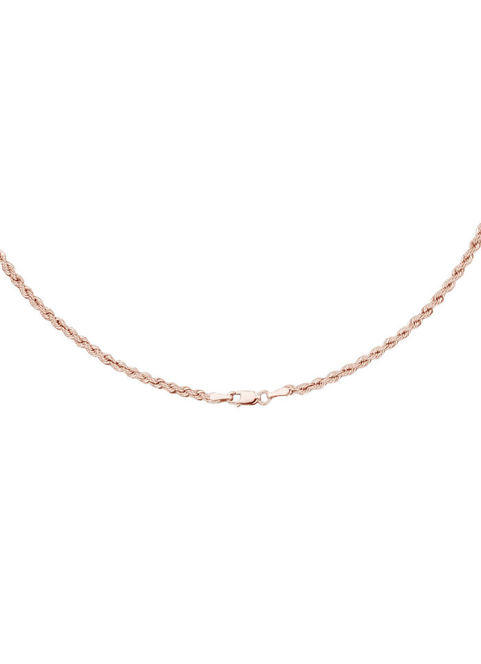 Stijlvolle koordketting in roségoud 